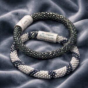 Elegant Beaded Bracelets Roll On